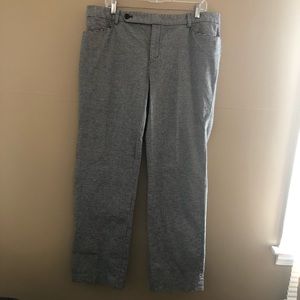 Houndstooth Pants Black Off White Size 14w